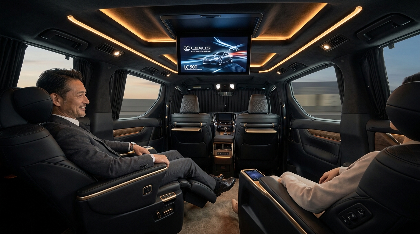 Suasana Kabin Toyota Alphard REVO